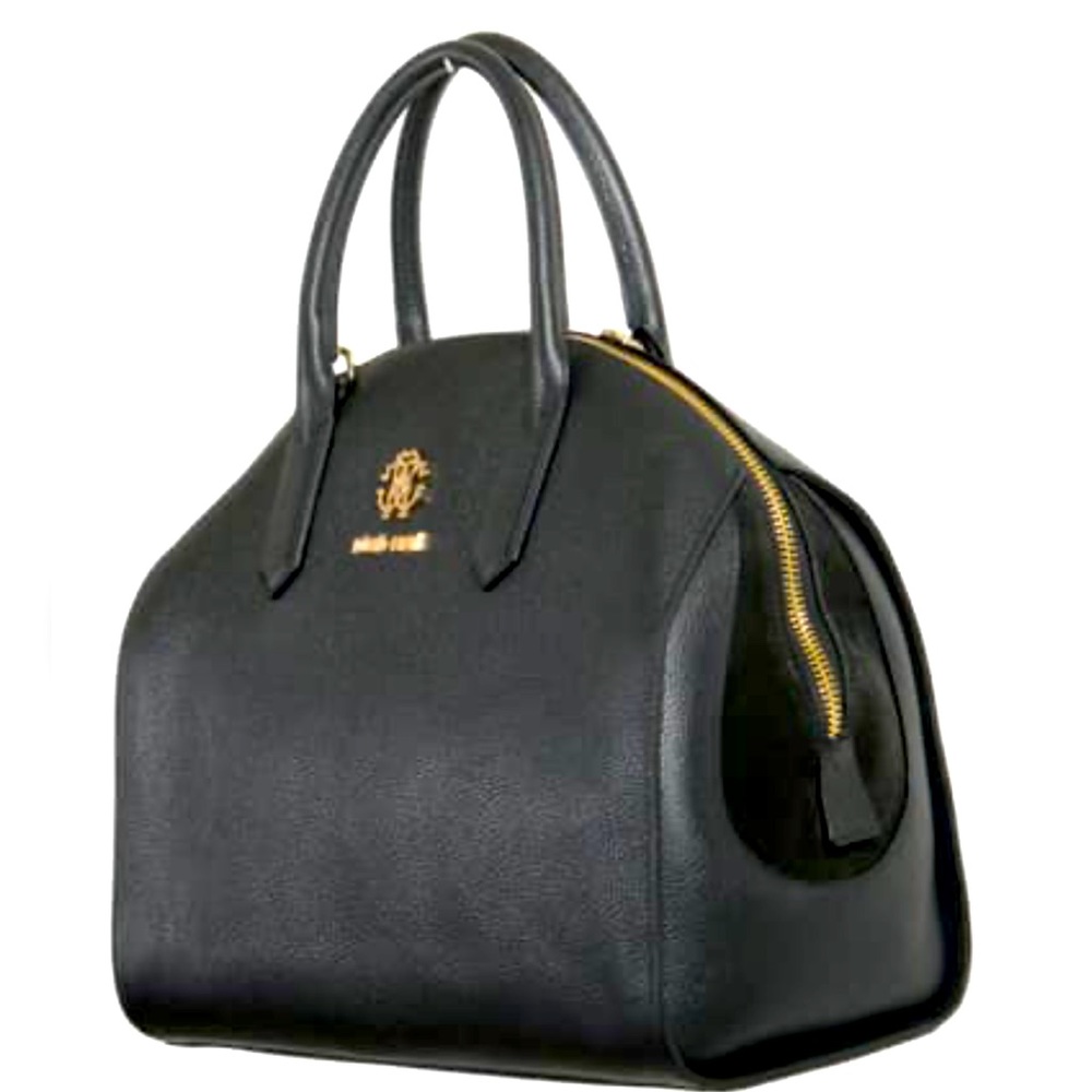 Roberto Cavalli black shoulder bag